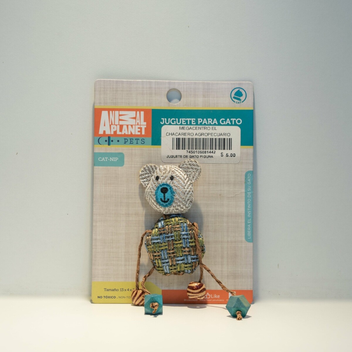 AP-C796-002 - ANIMALITOS EN TELA CON CUERDAS PARA GATOS 