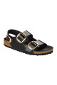 Sandalia Milano Bb Lena High Shine - Estrecho Negro