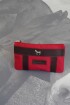 Sobre Cartuchera Mustang Chocolate / Rojo