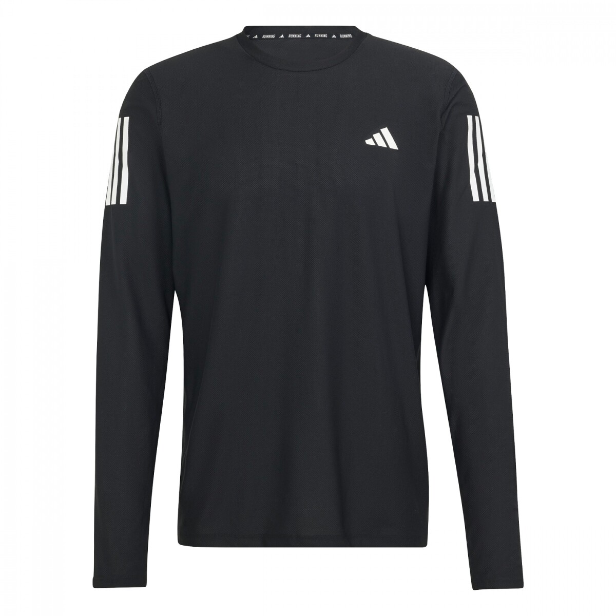 Remera Own The Run Longsleeve de Hombre - Negro 
