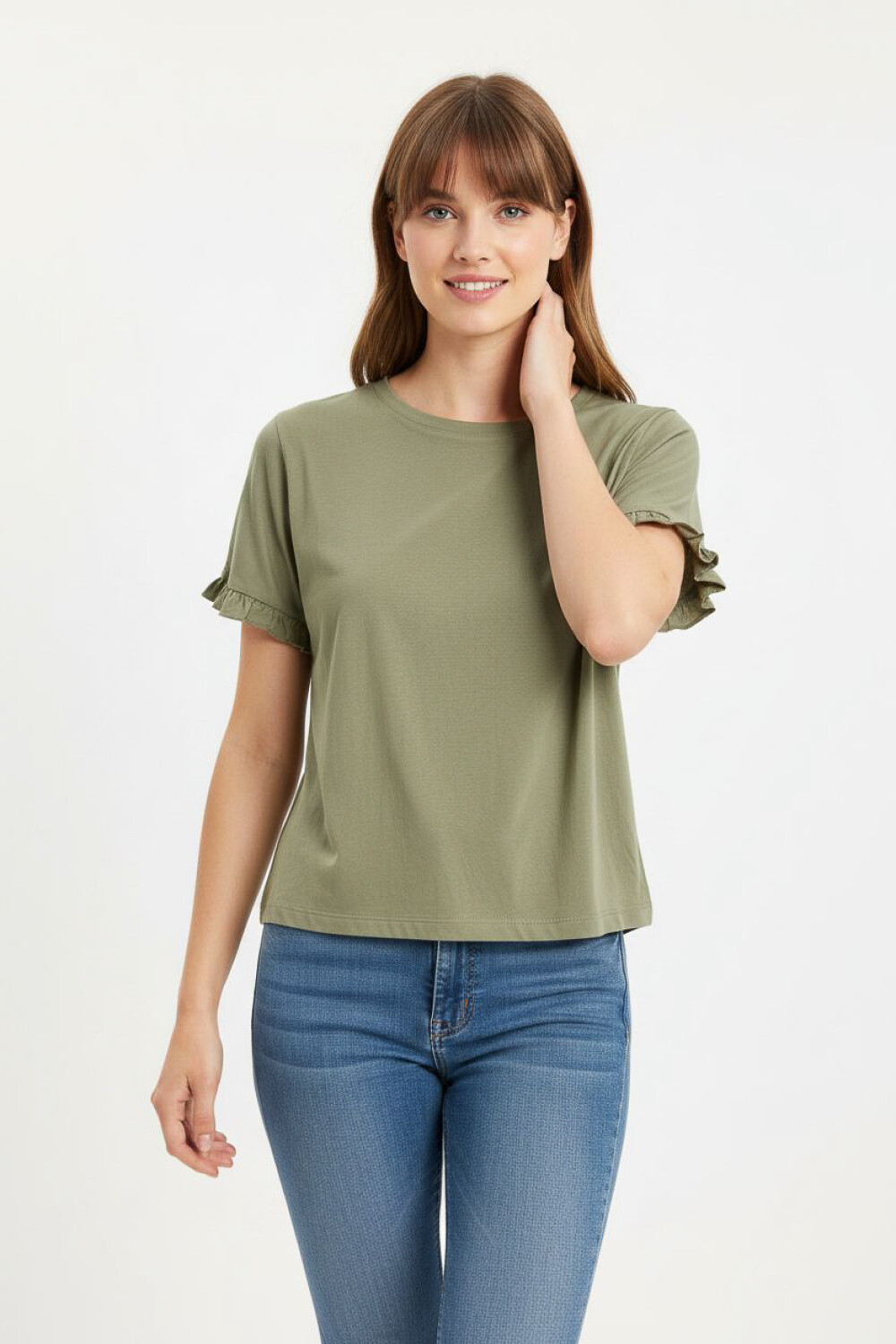 Remera Marly Verde Grisaceo