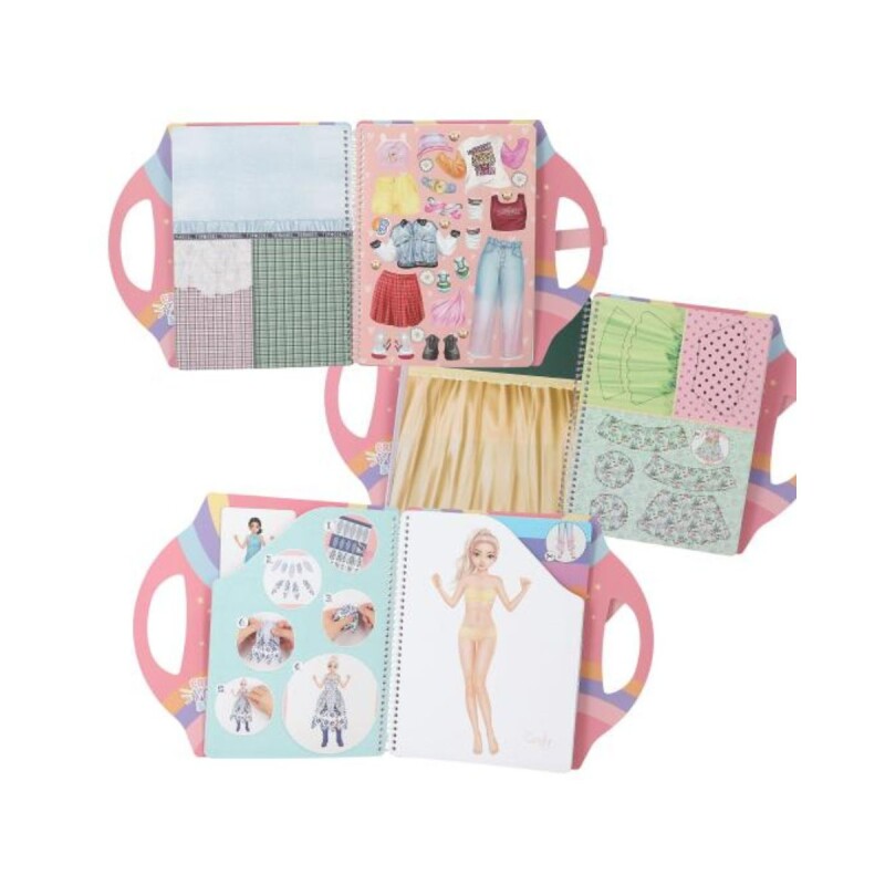 Libro de stickers y collage Dress me up Libro de stickers y collage Dress me up