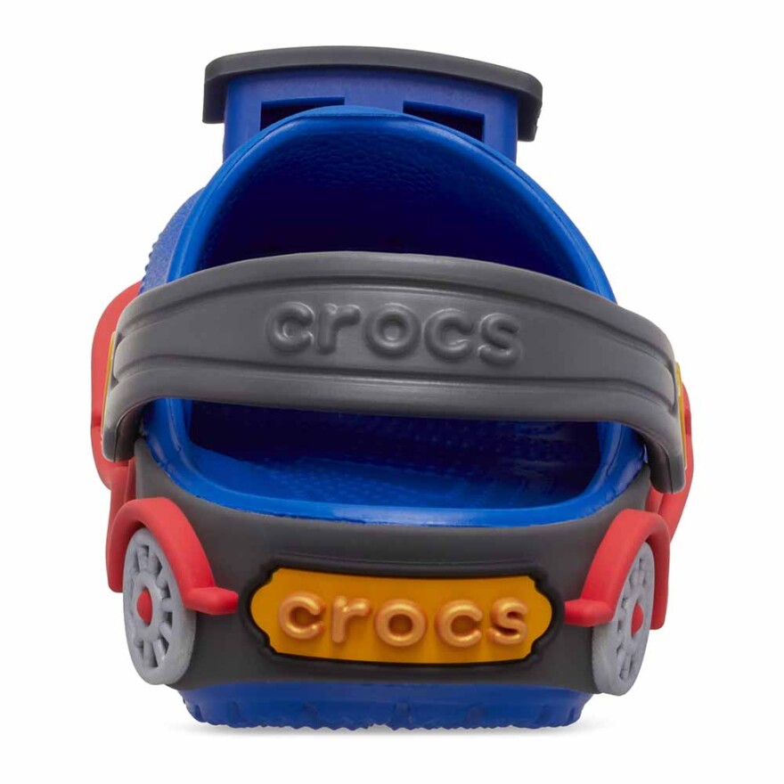 Crocs Classic IAM Train Clog T Niños 1 a 5 años Blue Bolt/carbon
