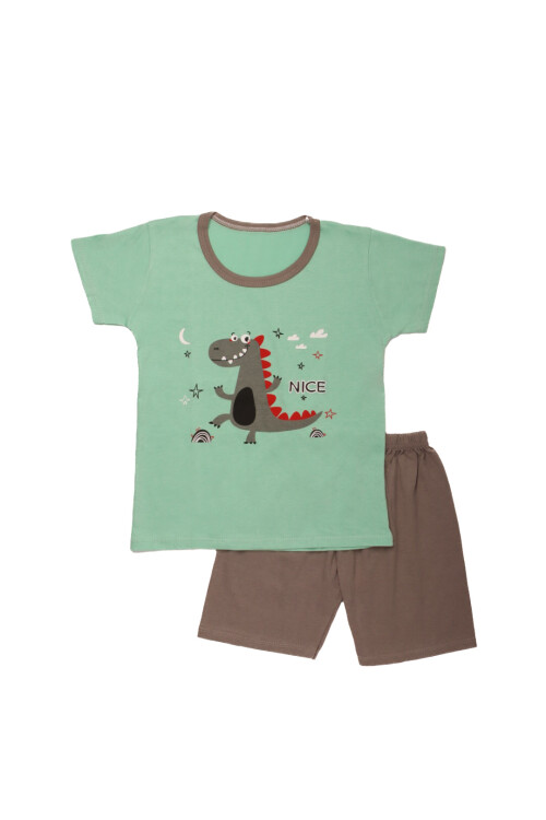 Pijama Dino Gris