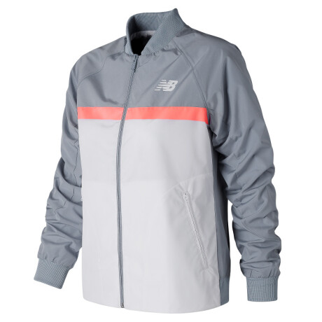 Campera New Balance de Nylon Dama - WJ73545LSL GREY