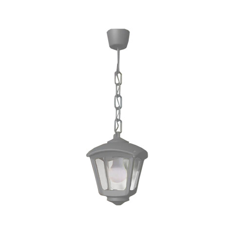 Farol colgante colonial gris IP55 E27 SICAR/ROBY FL0578