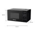 Microondas Daewoo Damwo20db 20lts MICROONDAS DAEWOO DAMWO20DB 20L DIGITAL