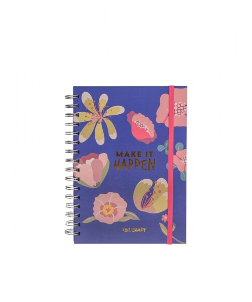 Cuaderno planificador ibi craft - t.dura - 148x210mm - 80 h.+Stickers - "make it happen" Cuaderno planificador ibi craft - t.dura - 148x210mm - 80 h.+Stickers - "make it happen"