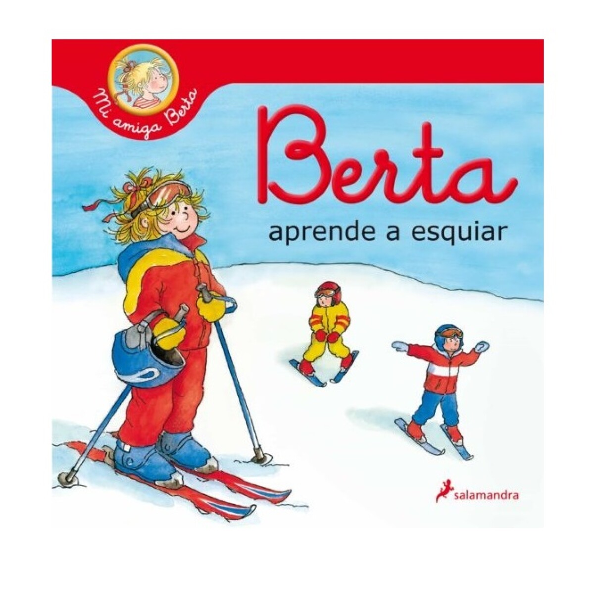 BERTA APRENDE A ESQUIAR 