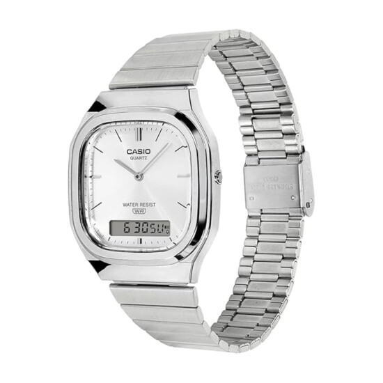 Reloj CASIO RETRO AQ240E-7ADF Acero Plateado Esfera 36mm 0