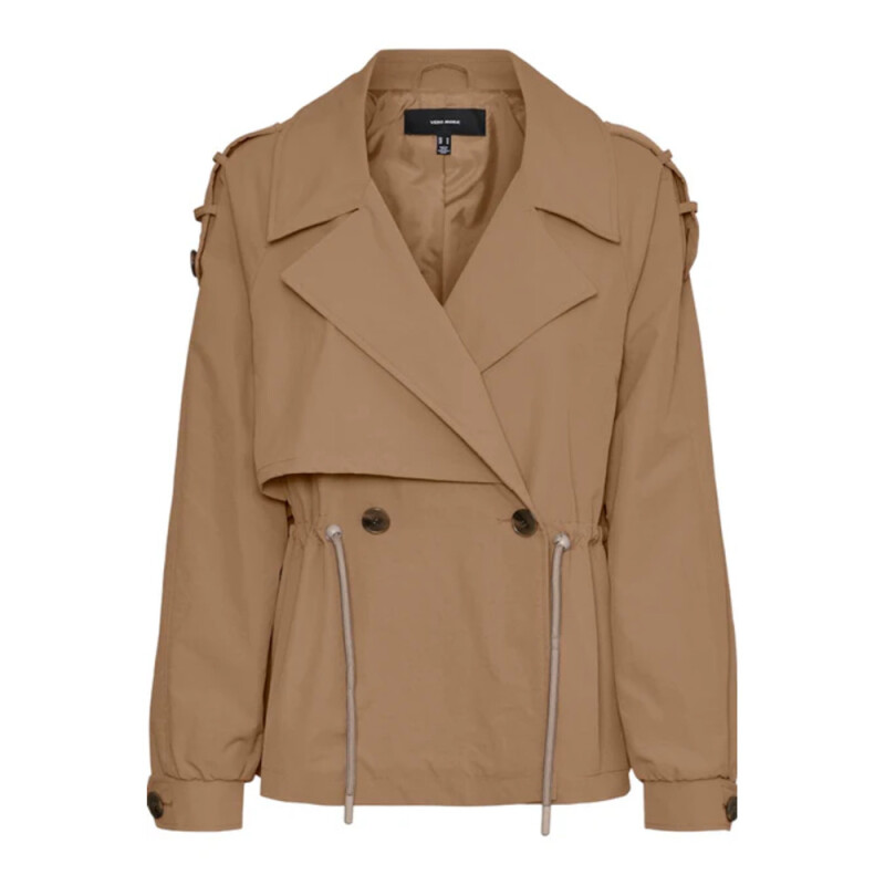 VMBRAVESIENNA SHORT TRENCHCOAT Tigers Eye