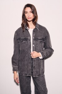 Sobrecamisa Boho Gris