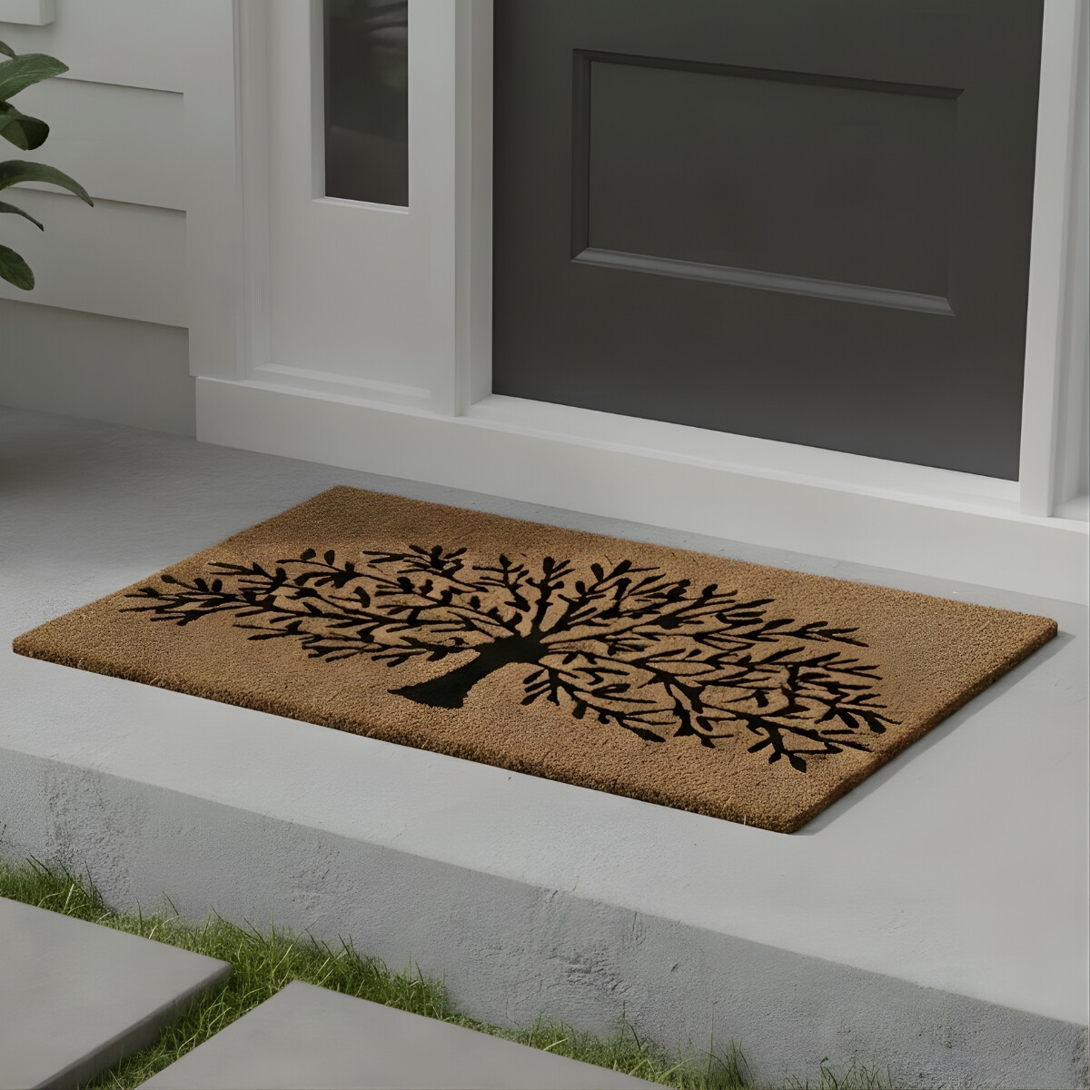 Felpudo de coco 40x60 cm - ARBOL 