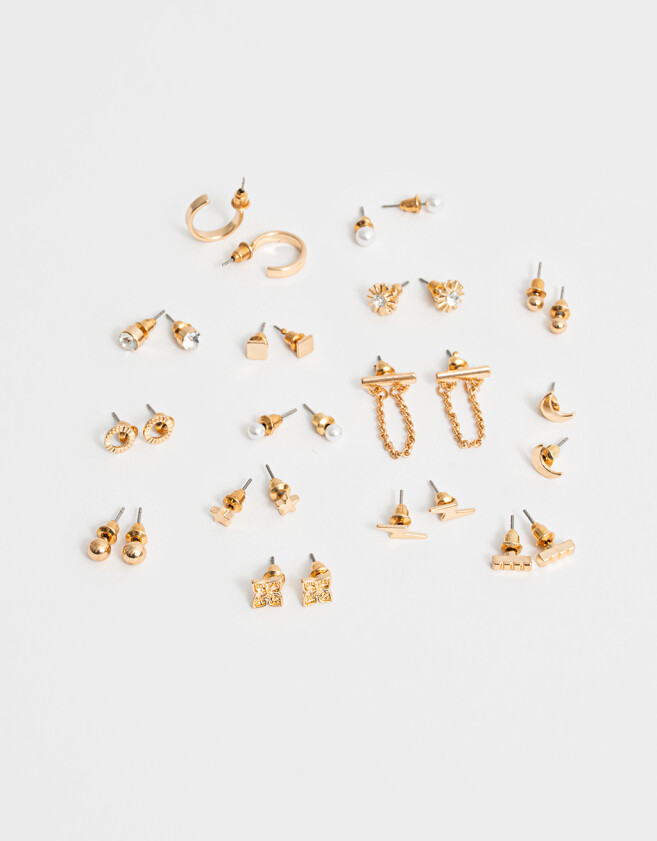 Aros Sets De metal Set De Aros Dorados - Dorado