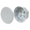 CAJA EXT. PLAST. DE CONEXIÓN CON TAPA GRIS KALOP CAJA EXT. PLAST. DE CONEXIÓN CON TAPA GRIS KALOP