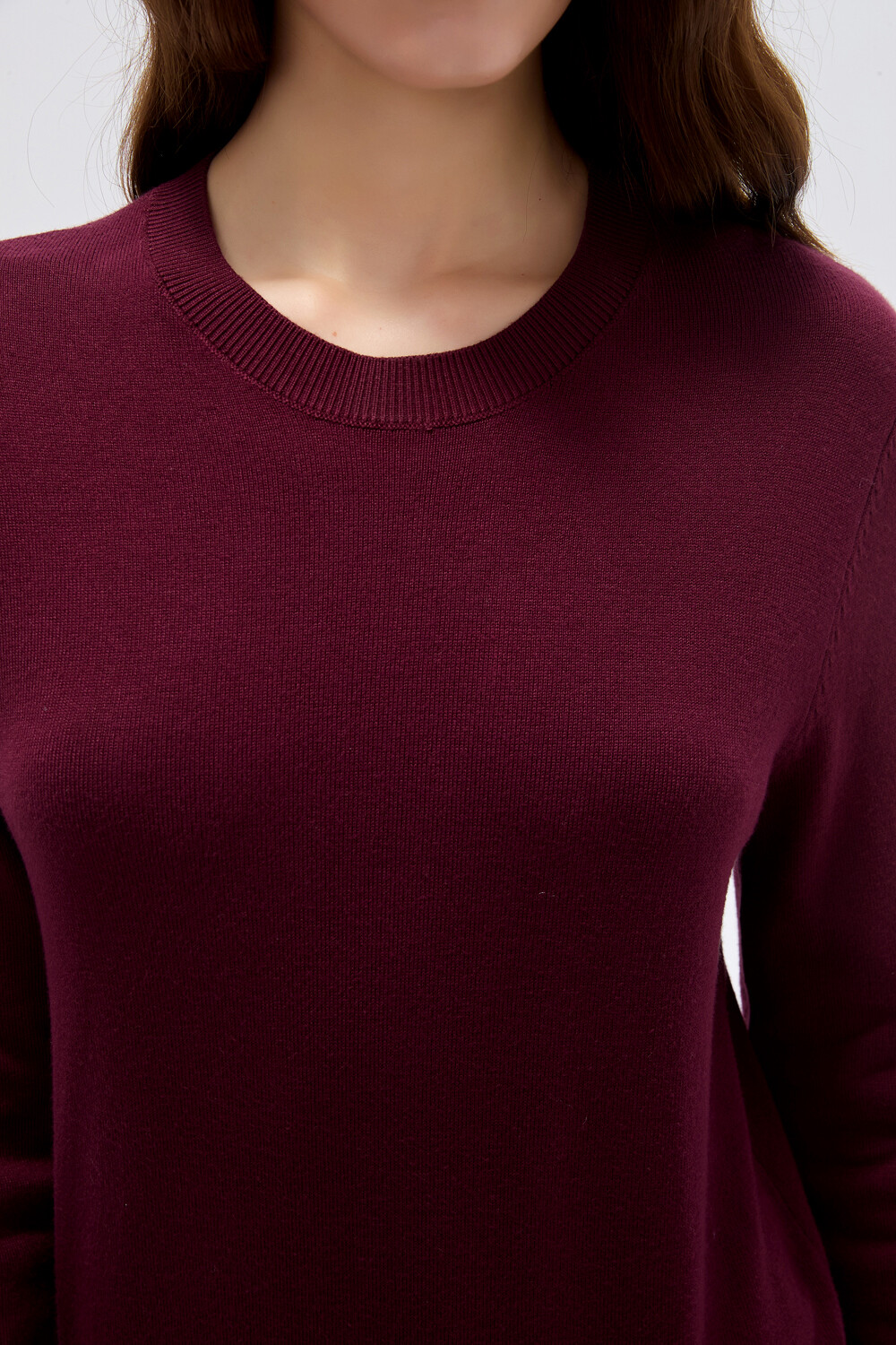 Sweater Tiral Cereza Oscuro