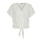 VMCHRIS SS TIE SHIRT WVN GA SNOW WHITE