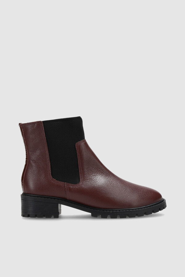 Bota caña baja Aitana Marrón