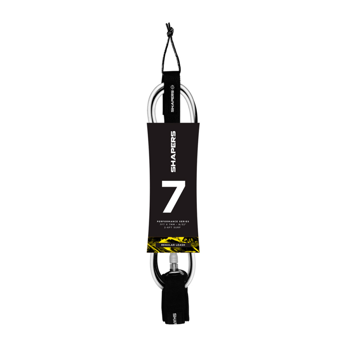 Leash Shapers REGULAR LEASH 7 FT Negro/Blanco 