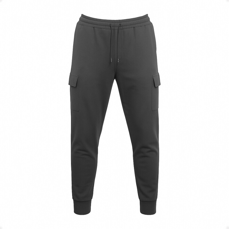 Pantalón Jogging Deportivo Tipo Cargo Gris