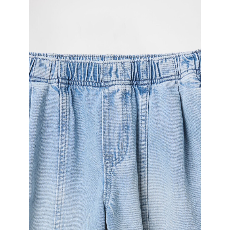 HIGH STRIDE ANKLE - PO LT PLEAT LIGHT WASH