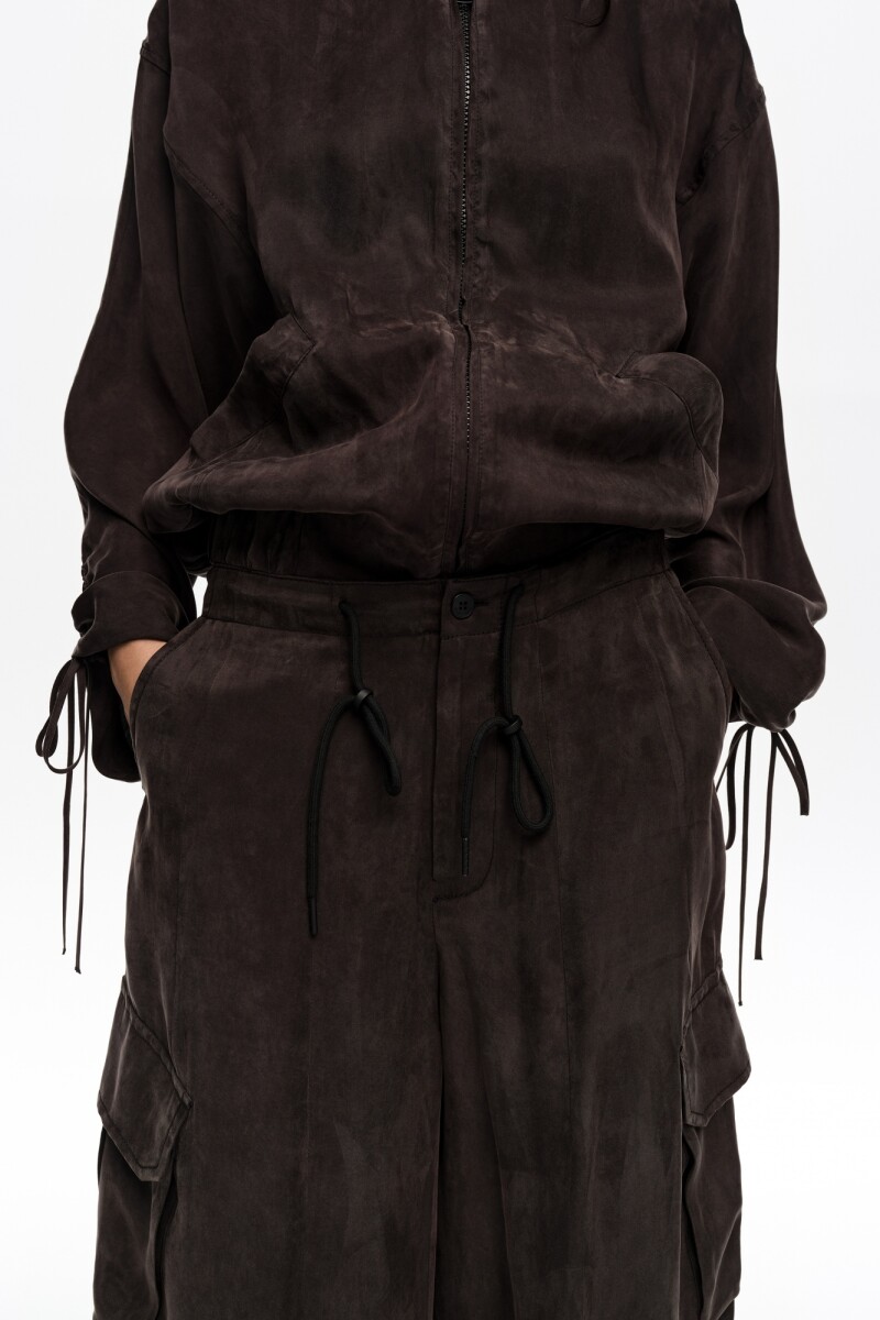PANTALÓN CARGO Negro