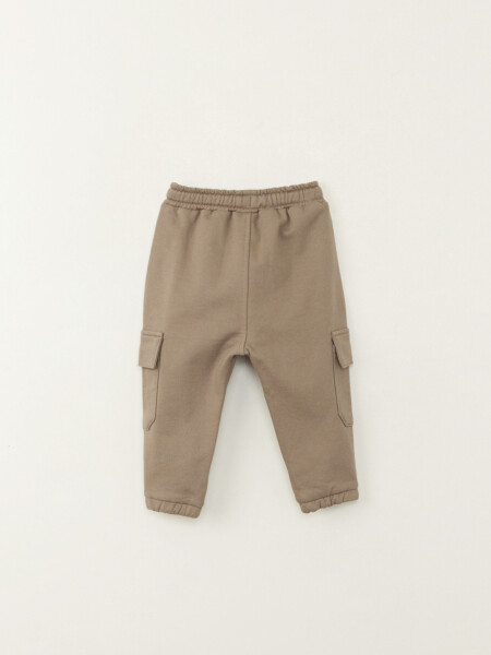 Pantalón deportivo cargo jogger bolsillos Kaki