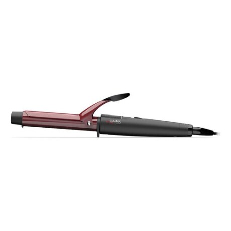 Rizador buclera GAMA Tourmalina 19mm Negro/Rojo