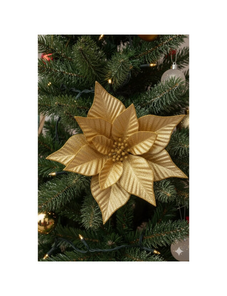 ESTRELLA FEDERAL TERCIOPELO CHAMAPGNE 25 CM. ESTRELLA FEDERAL TERCIOPELO CHAMAPGNE 25 CM.