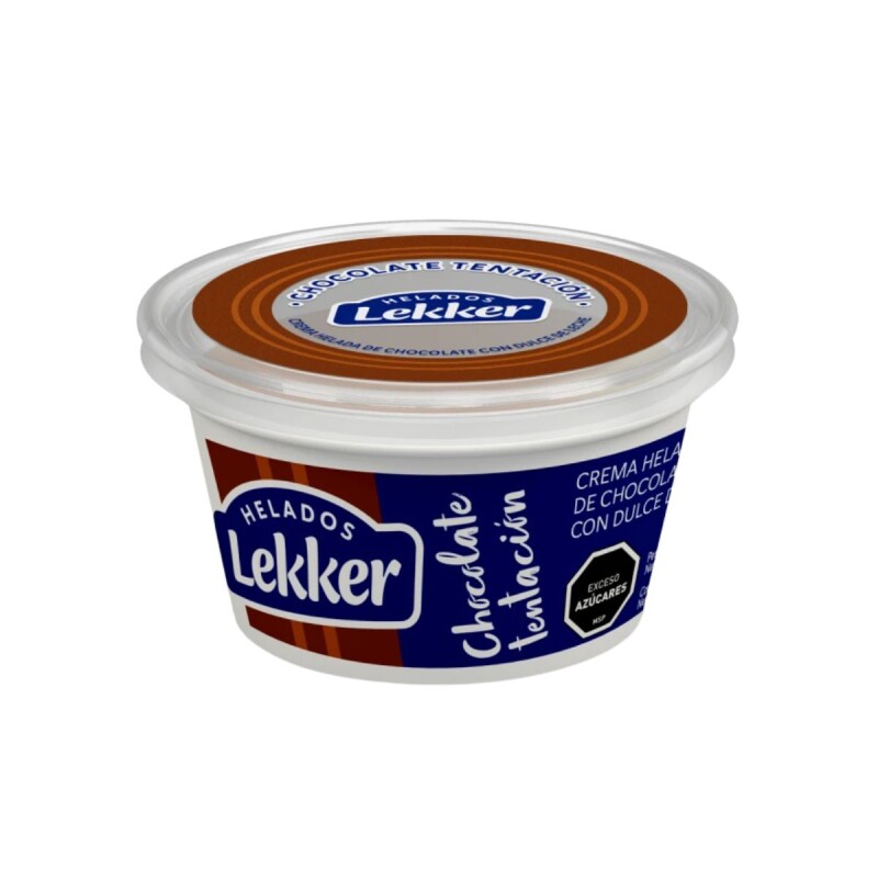VASITO LEKKER 220 CC x18 CHOCOLATE TENTACION. Vasito Lekker 220 Cc X18 Chocolate Tentacion.