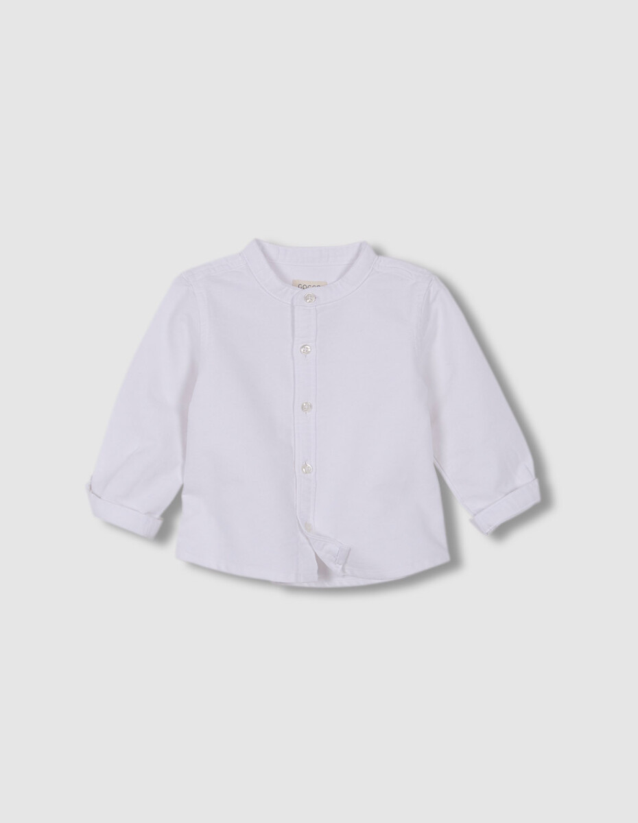 Camisa Oxford - Blanco 