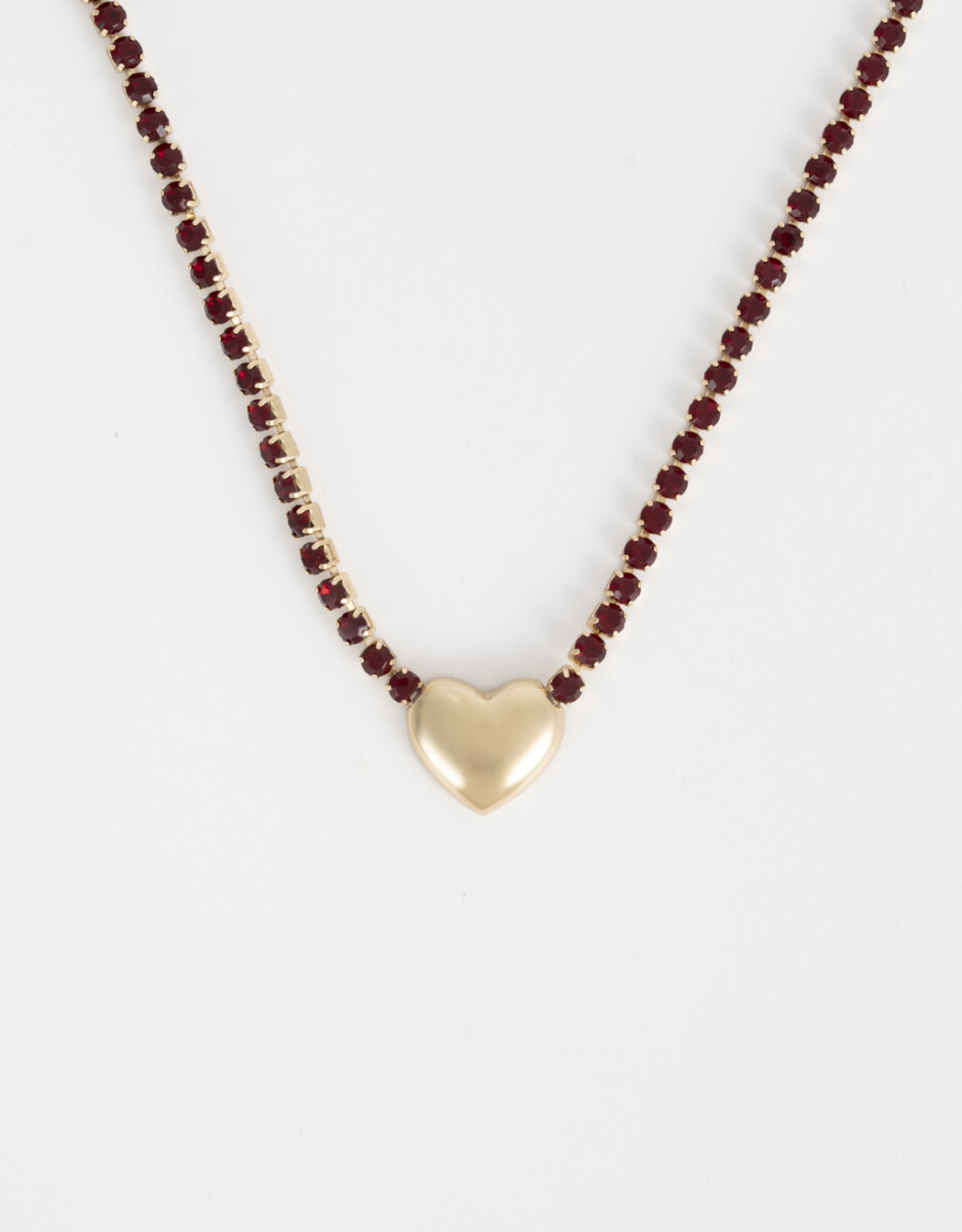 Collar Corto Con Corazón 