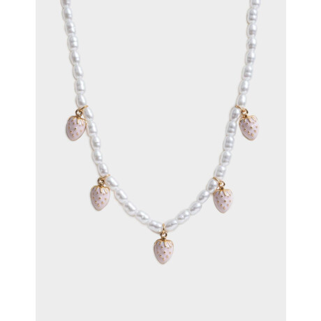 Collares Infantiles Con perlas Dorado