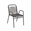Silla de Jardín Simil Rattan Negro