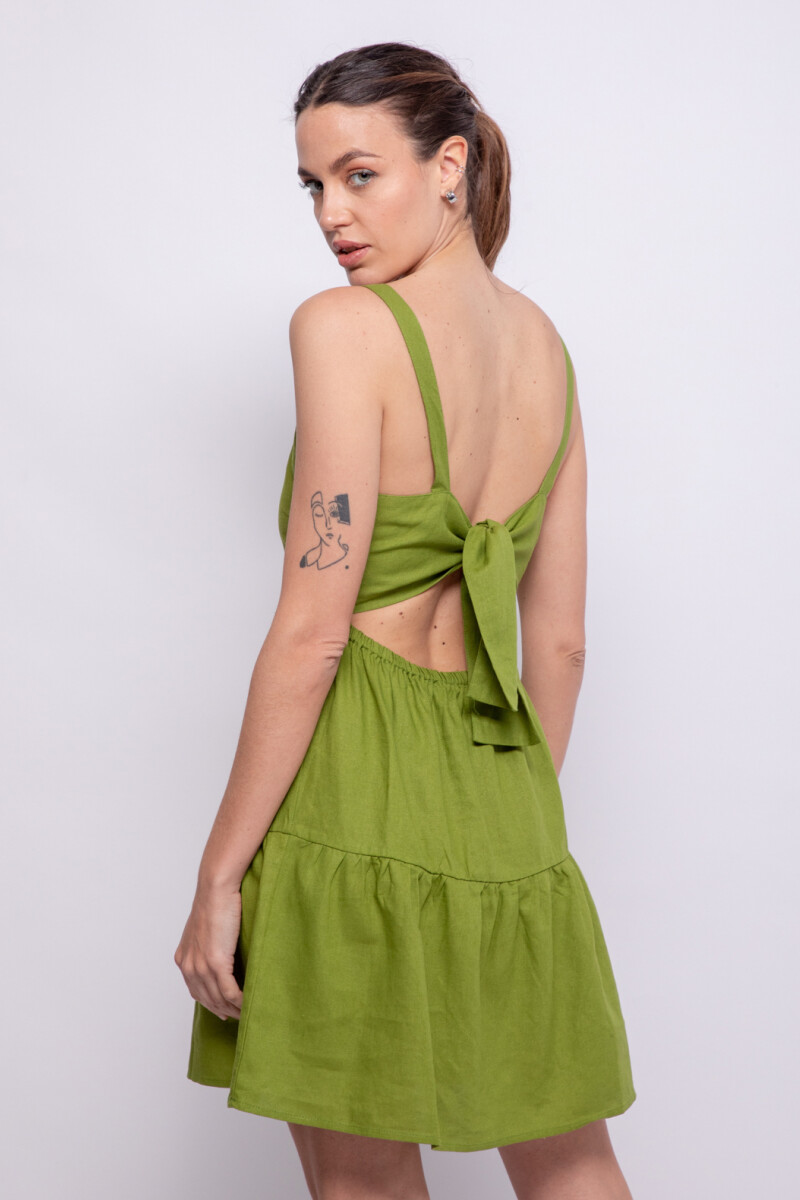 VESTIDO SALLY Verde Oliva