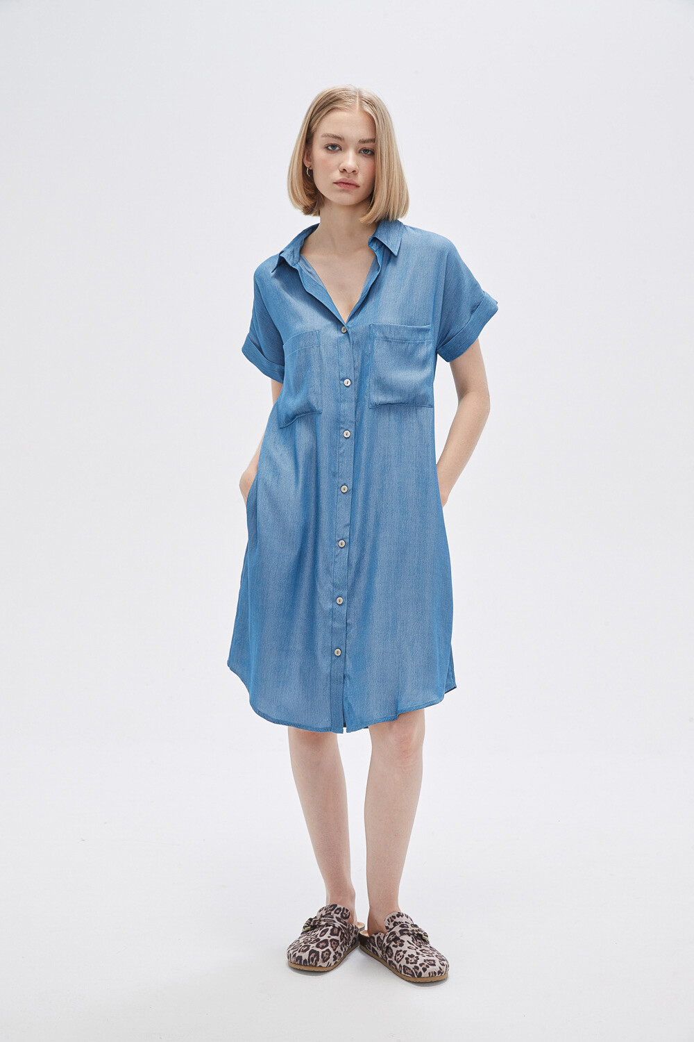 Vestido Lemos Azul Claro
