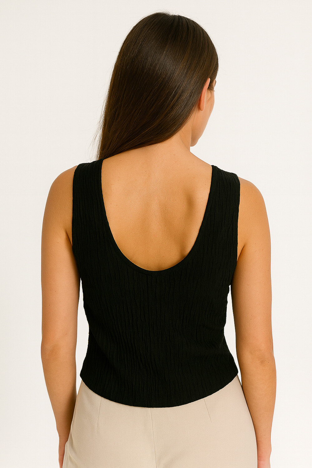 Musculosa Runda Negro