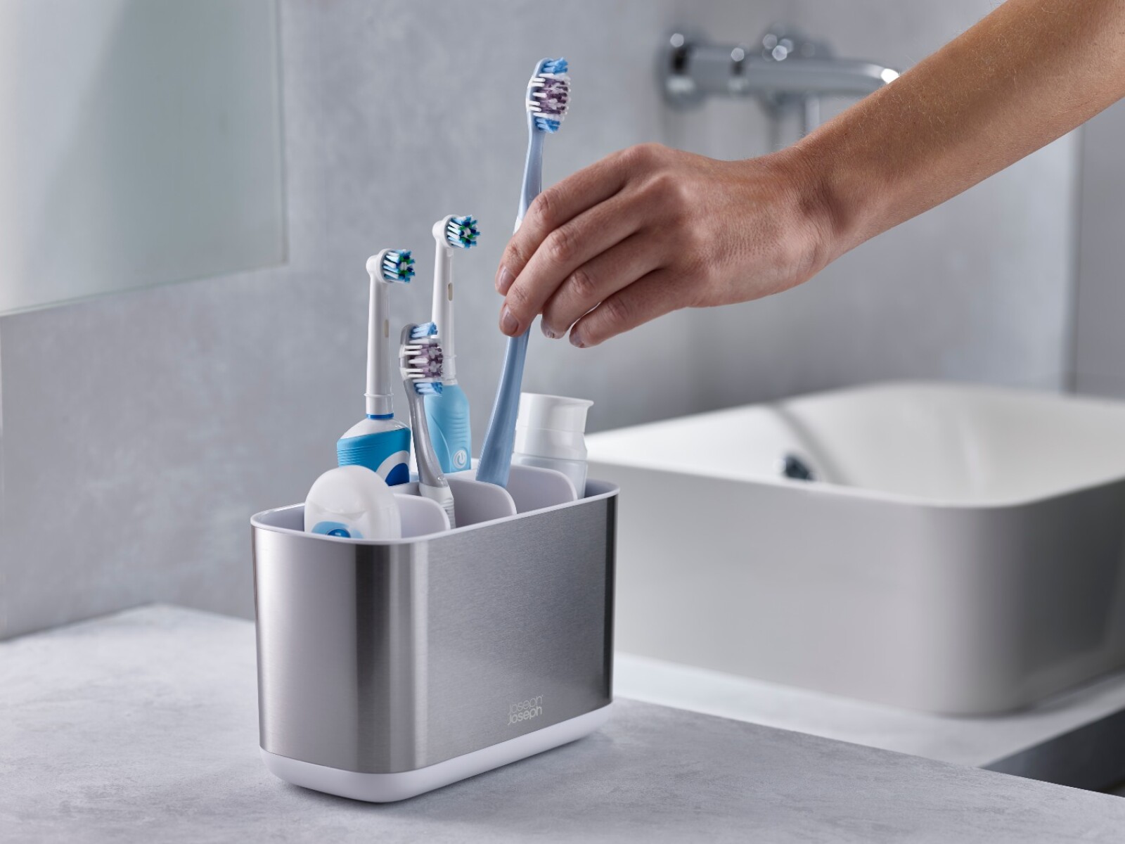 Organizador Grande para Cepillos de Dientes Joseph Joseph EasyStore™ 