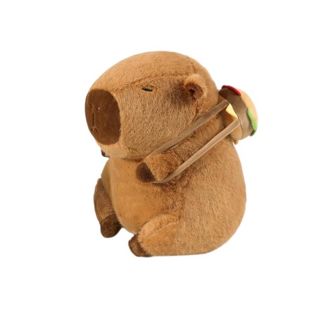 Capibara Carpincho Grande Con Mochila Hamburguesa