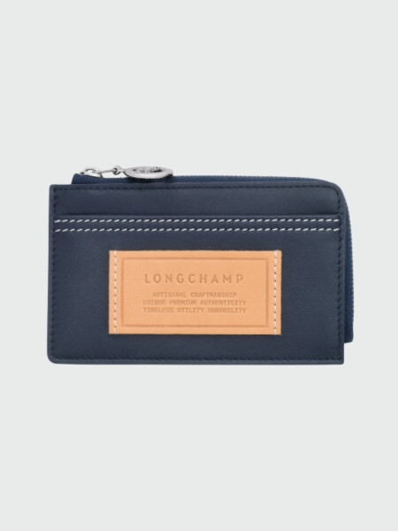 LONGCHAMP - Le Pliage Xtra Worker Tarjetero Azul