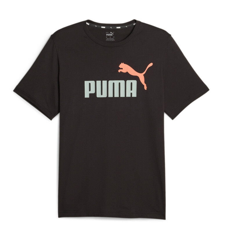 Remera de Hombre Puma Essentials 2 Colour Negro