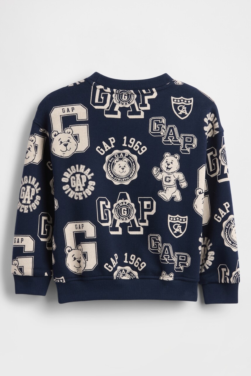 Buzo Deportivo Logo Gap Toddler Niño Tapestry Navy