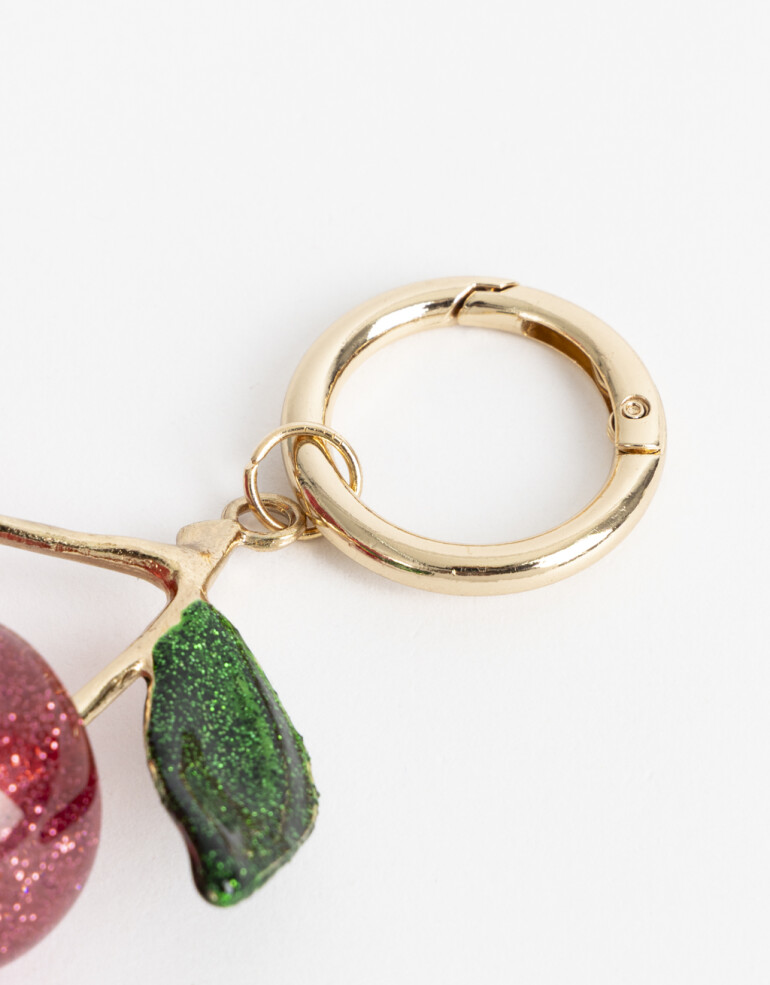 Llavero Acrilico Llavero Cereza De Acrílico. - Combinacion Multicolor