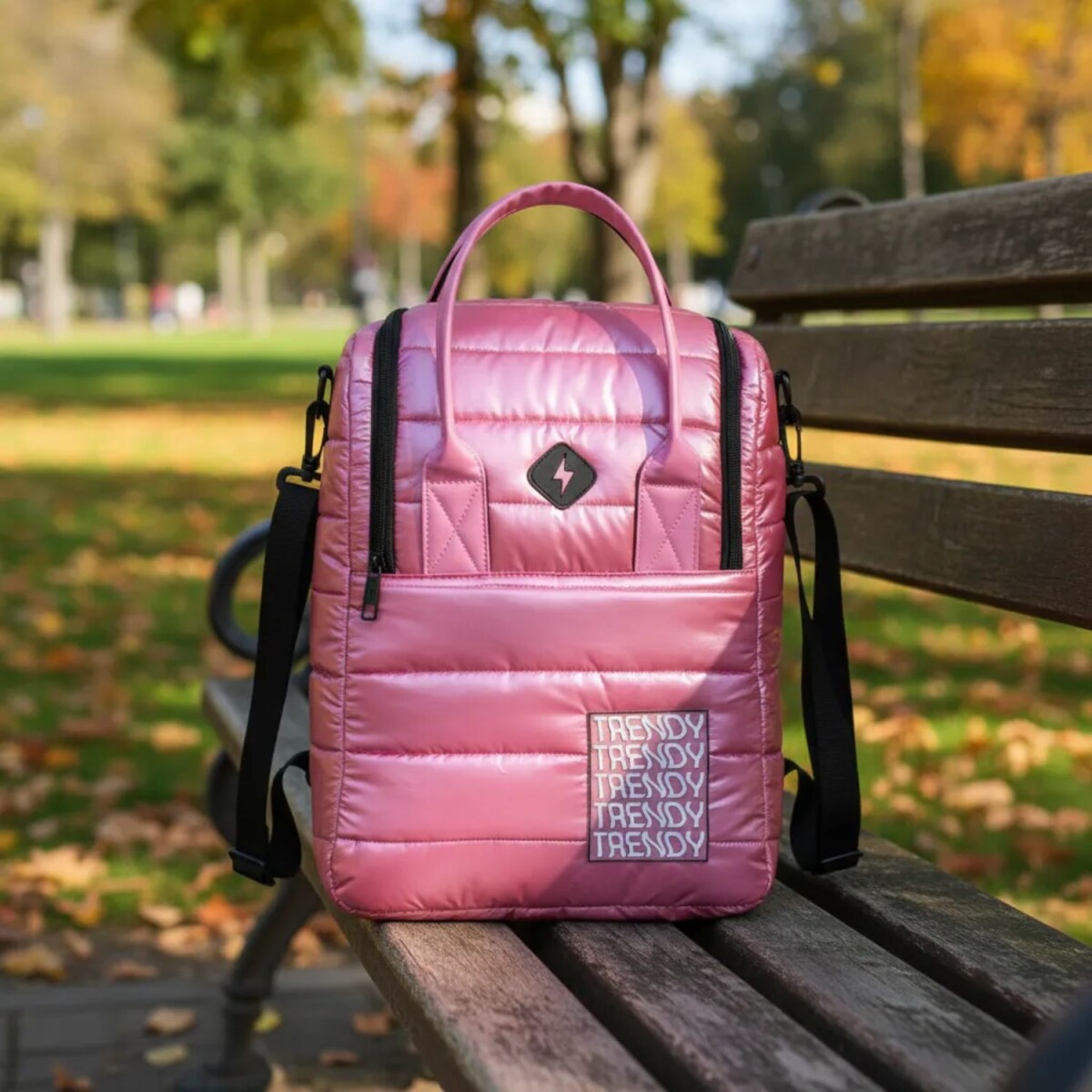 Mochila Trendy con correa desmontable - Fucsia 