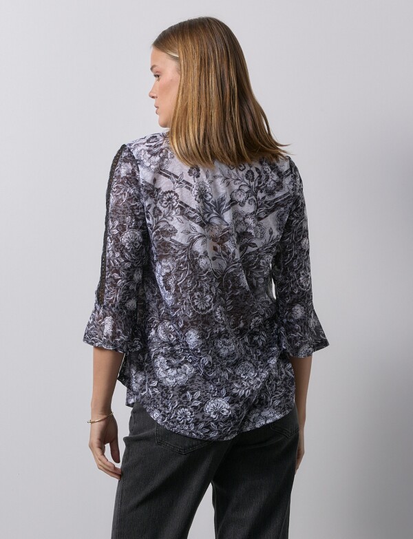 Blusa Calada GRIS/MULTI