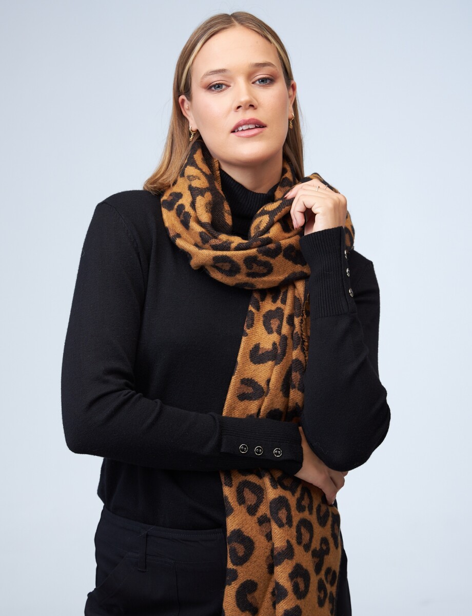 Pashmina Printed - Tostado/multi 