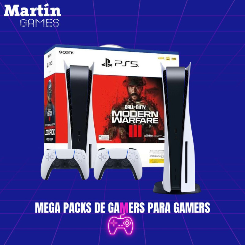 PS5 PLAYSTATION 5 SLIM 0KM CON LECTORA + CALL OF DUTY MODERN WARFARE 3 + JOYSTICK EXTRA PS5 PLAYSTATION 5 SLIM 0KM CON LECTORA + CALL OF DUTY MODERN WARFARE 3 + JOYSTICK EXTRA