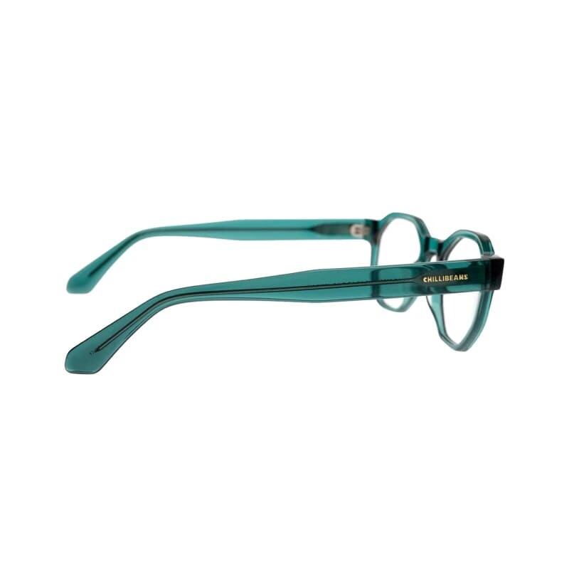 Armazón Geométrico de Lentes de Óptica Chilli Beans Verde Armazón Geométrico de Lentes de Óptica Chilli Beans Verde