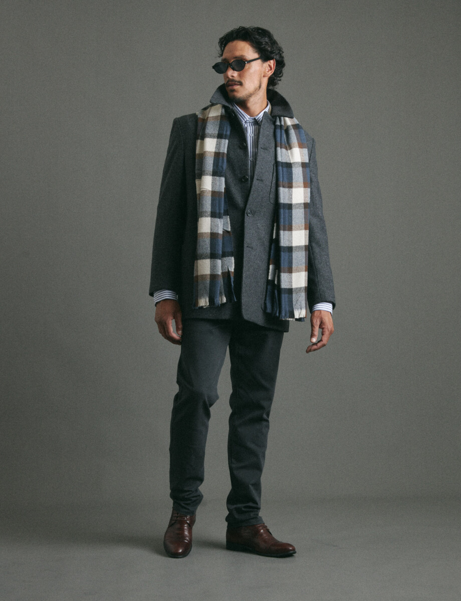 300261 SOBRETODO HARRINGTON SELECT Gris Oscuro