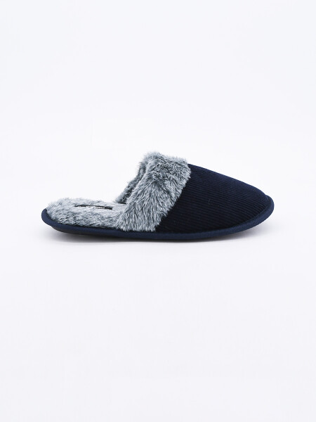PANTUFLA SAMUEL AZUL OSCURO